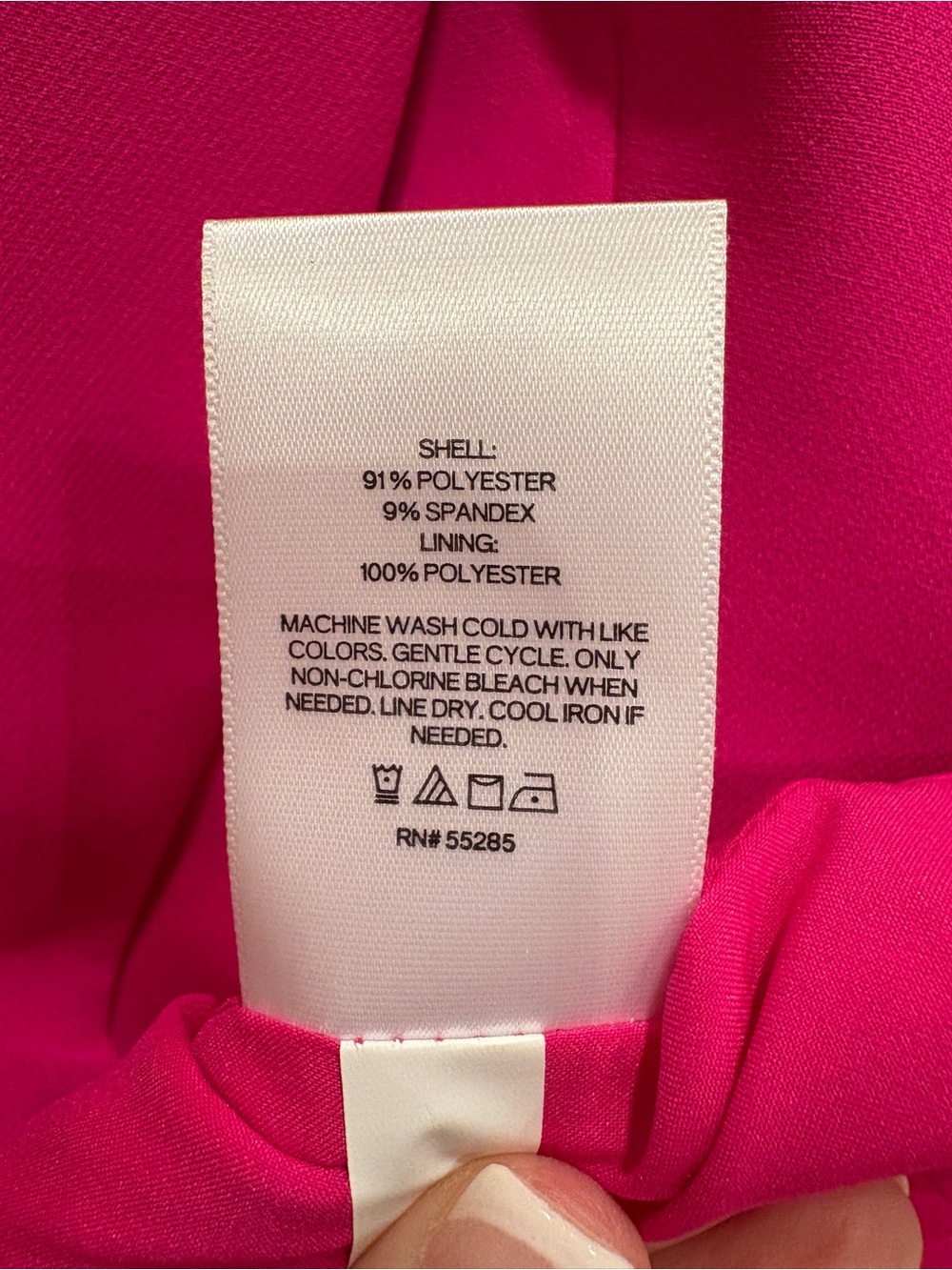 Women's Blazer Hot Pink- Express - Picture 4 of 9